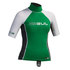 Gul Junior Short Sleeve Rashguard - Verde / Gunmetal