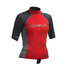 Gul Junior Short Sleeve Rashguard - Rosso / Grigio Scuro