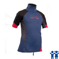 Gul Junior Manica Corta Rashvest - Blu / Rosso Gul Junior Manica Corta Rashvest - Blu / Rosso