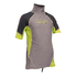 Gul Junior Manica Corta Rashvest - Marl / Lime