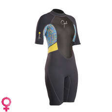 Gul Ladies Response 3 / 2Mm Fl Shorty Muta - Grafite / Linee