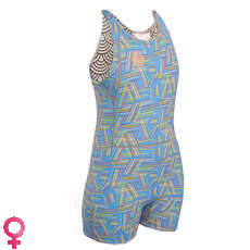 Gul Ladies Surflite 3Mm Flatlock Short Jane Wetsuit - Linee Gul Ladies Surflite 3Mm Flatlock Short Jane Wetsuit - Linee