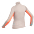 Gul Ladies Swami Manica Lunga Rashvest - Argento / Corallo