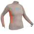 Gul Ladies Swami Manica Lunga Rashvest - Argento / Corallo