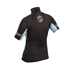 Gul Ladies Swami Manica Corta Rashvest - Nero / Righe