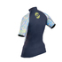Gul Ladies Swami Short Sleeve Rashvest - Navy / Lines