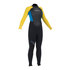 Gul Junior Risposta 3/2 Millimetri Steamer Muta - Nero / Sole