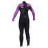 Gul Junior Girls Risposta 3/2 Millimetri Steamer Muta - Nero / Iris