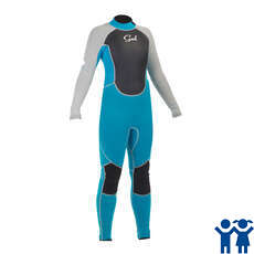 Gul Junior Girls Risposta 3/2 Millimetri Steamer Muta 2015 - Turq / Argento Gul Junior Girls Risposta 3/2 Millimetri Steamer Muta 2015 - Turq / Argento