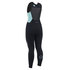 Gul Womens Risposta 3 Millimetri Flatlock Lungo Jane Muta - Nero / Glacier