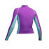 Gul Surf Junior Girls Long Sleeve Rashguard - Iris / Glacier