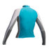 Gul Surf Junior Girls Manica Lunga Rashguard - Turchese / Argento