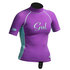 Gul Surf Junior Girls Manica Corta Rashguard - Iris / Glacier