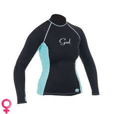 Gul Swami Donne Maniche Lunghe Rashguard 2015 - Nero / Glacier Gul Swami Donne Maniche Lunghe Rashguard 2015 - Nero / Glacier