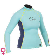 Gul Swami Donne Maniche Lunghe Rashguard - Glacier / Blueribbon Gul Swami Donne Maniche Lunghe Rashguard - Glacier / Blueribbon