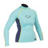 Gul Swami Donne Maniche Lunghe Rashguard - Glacier / Blueribbon