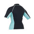 Gul Swami Donna Manica Corta Rashguard - Nero / Glacier