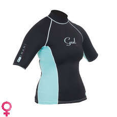 Gul Swami Donna Manica Corta Rashguard - Nero / Glacier Gul Swami Donna Manica Corta Rashguard - Nero / Glacier