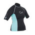 Gul Swami Donna Manica Corta Rashguard - Nero / Glacier