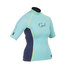 Gul Swami Donna Manica Corta Rashguard - Glacier / Blueribbon