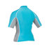 Gul Swami Donna Manica Corta Rashguard - Turchese / Argento