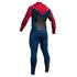 Gul Viper 3 / 2Mm Blindtitched T2 Steamer Wetsuit - Blu / Rosso