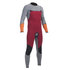 Gul Viper 5/3 Millimetri Ciechi Punto Mens Steamer Muta - Grigio / Rosso