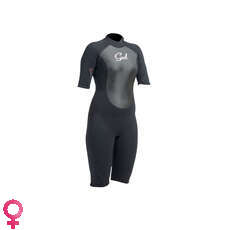 Womens Risposta Gul 3/2 Millimetri Piatte Shorty Neoprene - Nero Womens Risposta Gul 3/2 Millimetri Piatte Shorty Neoprene - Nero