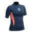 Gul Donne Swami F / L Manica Corta Rashguard - Navy / Coral