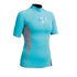 Gul Donne Swami F / L Manica Corta Rashguard - Turchese / Marl