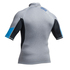 Gul Xola Flatlock Manica Corta Rashguard - Marl / Nero