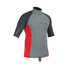 Gul Xola Mens Manica Corta Rashguard 2015 - Grigio Scuro / Rosso