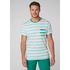 T-Shirt Helly Hansen Fjord - Pepper Green Faded Stripes