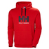 Felpa Con Cappuccio Helly Logo Hh - Bandiera Rossa