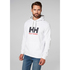 Felpa Con Cappuccio Helly Logo Hh - Bianca