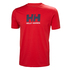 T-Shirt Helly Logo Hh - Bandiera Rossa