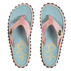 Infradito Da Donna Canvas Island Gumbies - Gecko