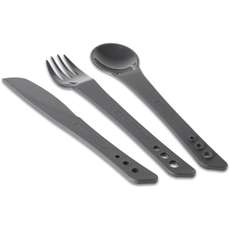 Lifeventure Ellipse Coltello, Forchetta E Cucchiaio Set - Grafite Lifeventure Ellipse Coltello, Forchetta E Cucchiaio Set - Grafite