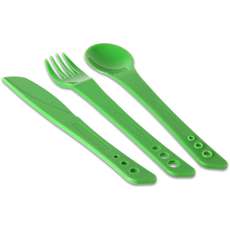 Lifeventure Ellipse Coltello, Forchetta E Cucchiaio Set - Verde Lifeventure Ellipse Coltello, Forchetta E Cucchiaio Set - Verde
