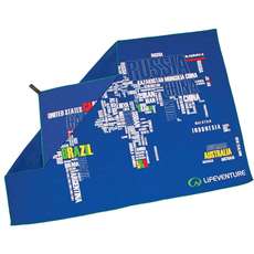 Lifeventure Softfibre Printed Towel Giant - Mondo Nelle Parole