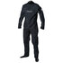 Magia Marina Regata Drysuit Traspirante Con Calzini Junior - Nero