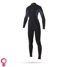 Magic Marine Le Donne Di Marca 5/4 Millimetri Back-Zip Muta - Nero