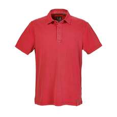 Musto Tela Collare Polo - Cardinale Rosso Musto Tela Collare Polo - Cardinale Rosso