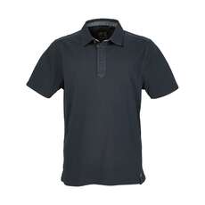 Musto Tela Collare Polo - Navy Musto Tela Collare Polo - Navy