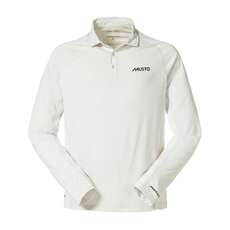 Musto Essential Evolution Ls Uv Fast Dry Polo - Platinum Musto Essential Evolution Ls Uv Fast Dry Polo - Platinum