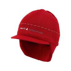 Musto Evolution Visiera Beanie - True Red Musto Evolution Visiera Beanie - True Red