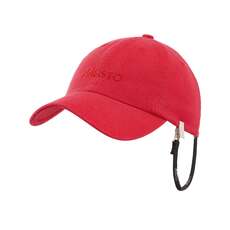 Musto Evoluzione Dello Stesso Tessuto Peak Crew Cap - True Red Musto Evoluzione Dello Stesso Tessuto Peak Crew Cap - True Red