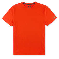 Musto Evolution Sunblock Manica Corta T-Shirt - Fuoco Arancione Musto Evolution Sunblock Manica Corta T-Shirt - Fuoco Arancione
