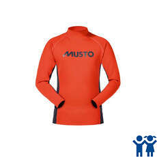 Musto Junior Neoprene Top - Fuoco Arancio / Nero