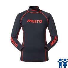 Musto Junior Rash Vest - Nero / Nero